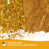 Craft Glitter, 380g Nail Glitter Powder 10 Jars Glitter with