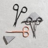 Grip Precision Scissor Matte Black - Professional Stainless Steel Beauty