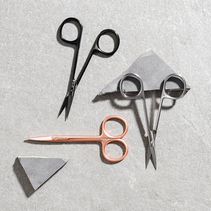 Grip Precision Scissor Matte Black - Professional Stainless Steel Beauty