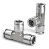Bwintech 2 x 6 mm 3-way T-piece with plug-in connection,