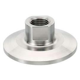 PATIKIL 1.5 Inch TC Tri Clamp Adapter Three Lid Fittings to NPT 1/4 Inch Female Thread Adapter 304 Stainless Steel for Food Drinks Dairy Application