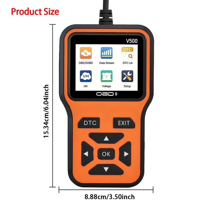 OBD2 Scanner Diagnostic Tool - Check Engine Light Code Scanner