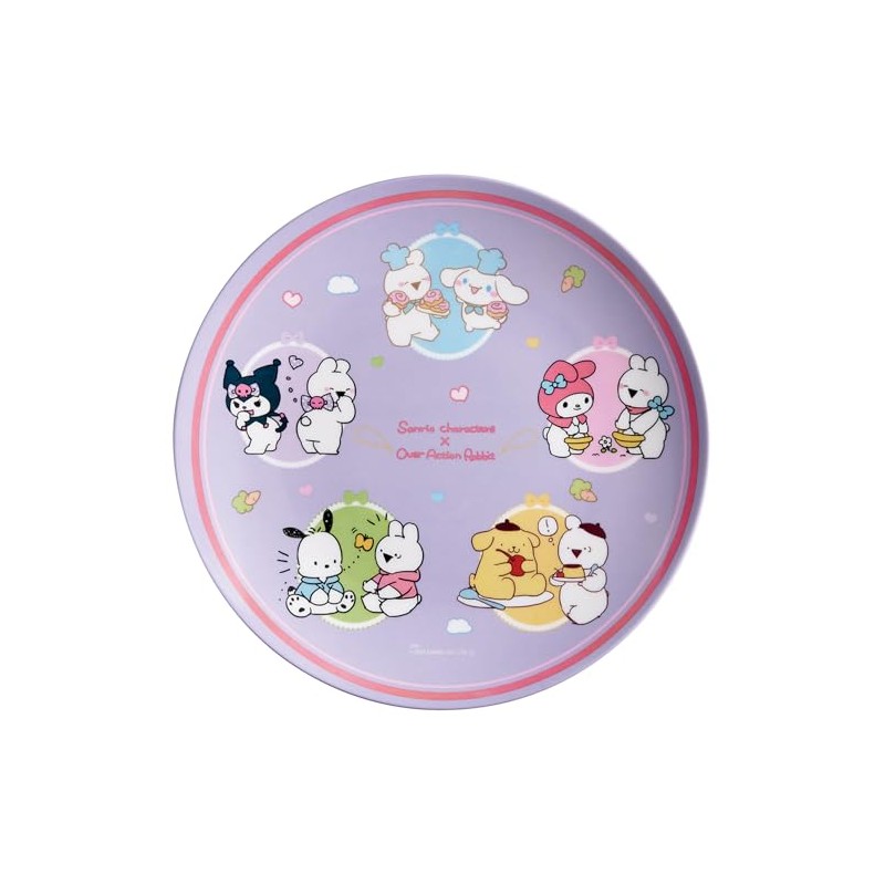 Skater MPL20P-A Melamine Plate, 7.9 inches (20 cm), Dish, Stylish,