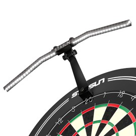 STASUN LED Dartboard Light, Foldable TOR135 Dartboard Lighting System for the Entire Board, Professional Dart Accessories with Adjustable Angle and Brightness, No Side Glare