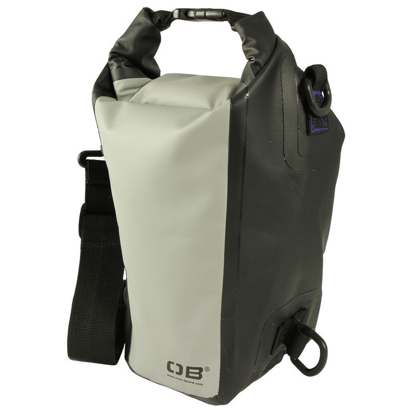 OverBoard 100% Waterproof SLR/DSLR Roll Top Camera Bag, Grey, 7