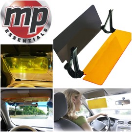 MP Essentials 2 in 1 Car & Van Dual Night & Day Sun Headlight Anti-Glare Anti Dazzle Visor