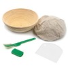 Brunswick Bakers Round Bread Banneton Set, 23 cm