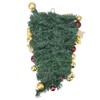 Christmas Inverted Tree Wreath Door Hanging Electroplated Ball Rattan Garland