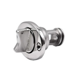 MARINE CITY 316 Stainless Steel Oval Drain Plug Fits 1 Inch Hole Thread for 3/4 Inches