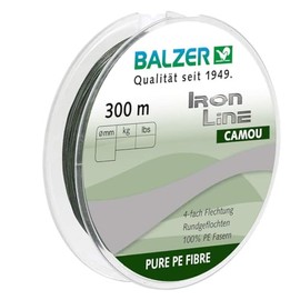 Balzer Iron Line 4 Camou 300m Spool 0.19mm/28lb