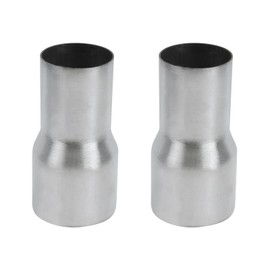 Modengzhe 2 PCS Exhaust Pipe Adapter Connector,Stainless Steel Universal Exhaust Adapter Reducer 2" ID to 2.5" ID