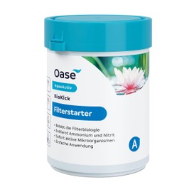 OASE 43138 AquaActiv BioKick 200 ml für 10.000 l - Teichbakterien Starterbakterien für Fischteich Gartenteich Schwimmteich, Silber
