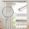 Curtain Ring Clips, Inner Diameter 1.5 inches (38 mm), 20
