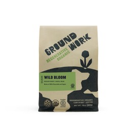 GROUNDWORK COFFEE CO Organic Regenerative Wild Bloom Whole Bean Coffee, 10 OZ