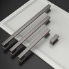 Asidrama 10 Pack 5 Inch(128mm) Brushed Black Nickel Kitchen Cabinet