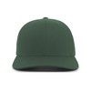 Pacific Headwear Standard Cotton-Poly Hook-and-Loop Adjustable Cap, Dark Green