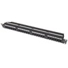 kenable Patch Panel Cat6 24 Port RJ45 Gigabit 19 Inch