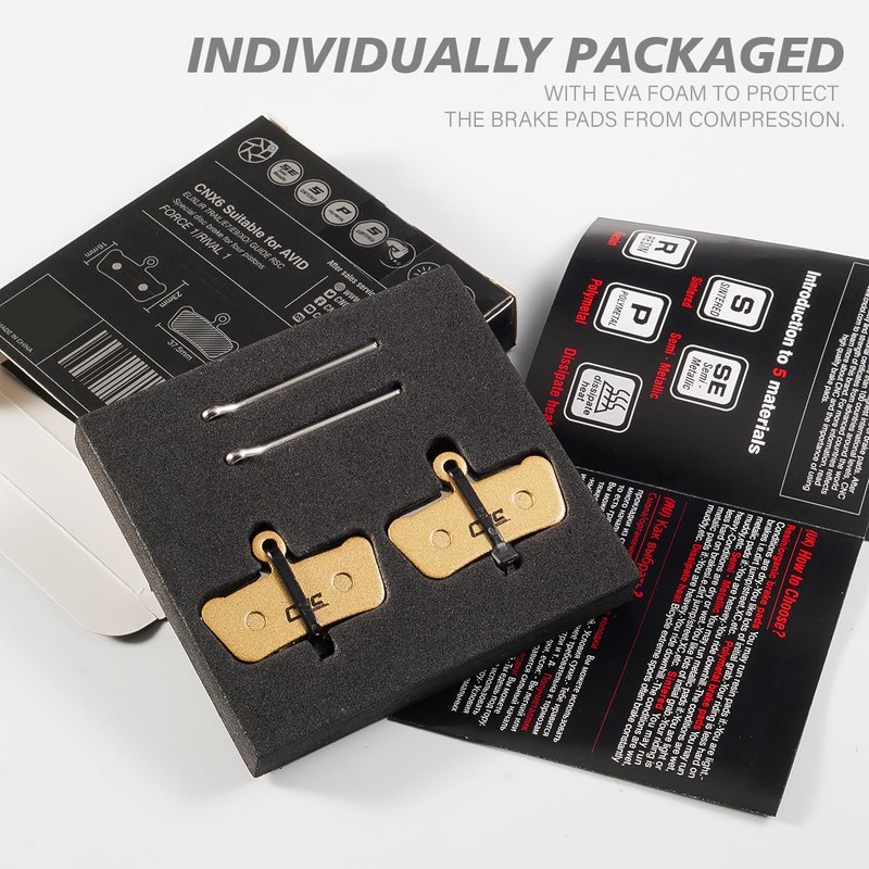 CNCLOL Bike Disc Brake Pads For Avid XO/XX Trail/Elixir 7