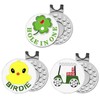 Golf Marker Clip Alloy Strong Magnetic Base with Hat Clip