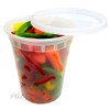 PCM 32 oz. Heavy Duty Round Deli Food Soup Plastic