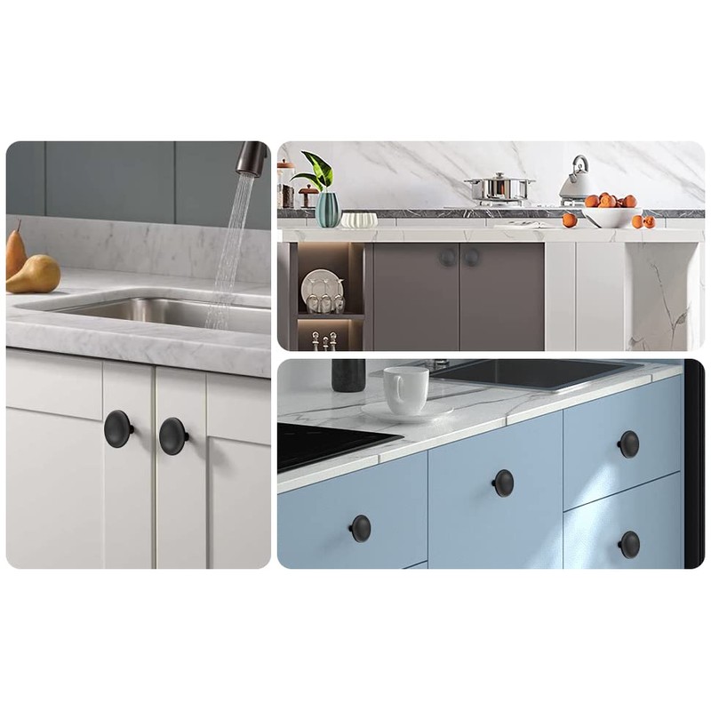 NEGS 1.57-inch Polished Chrome Cabinet knobs Dresser knobs (20, Matte