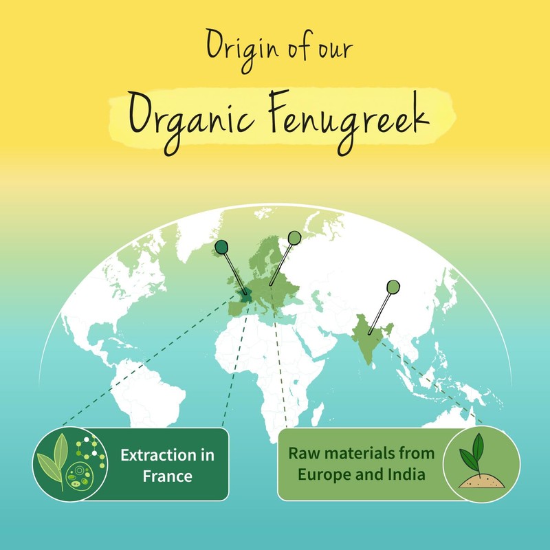 Vegavero Vegavero Organic Fenugreek High Strength 2900 mg | Lactation