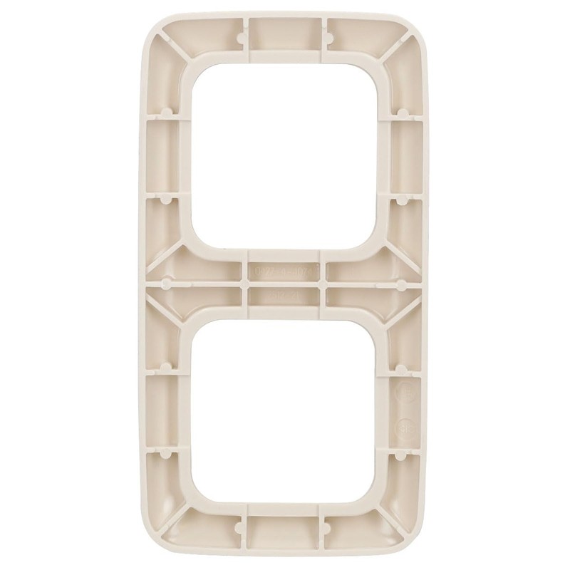 Busch-Jaeger 2512-212 Duro 2000 SI-Rahmen 2fach cremeweiß