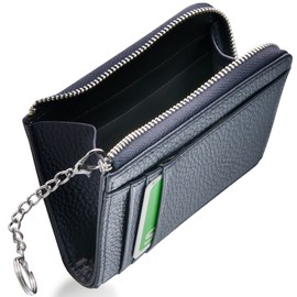 NEESE Card Case, Coin Case, Coin Purse, Fragment Case, Wallet, Pass Case, Commuter Pass Case, navy