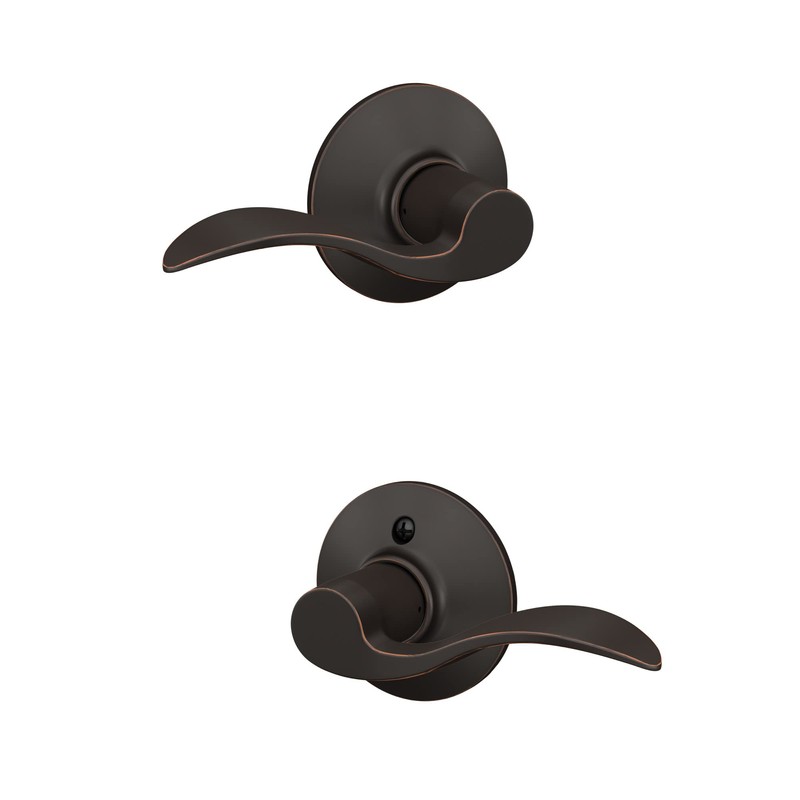 Schlage F10 V ACC 716 Accent Door Lever, Hall &