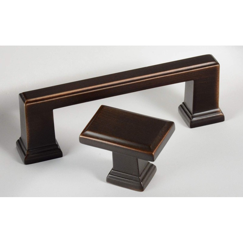 Allen + roth Bronze Rectangular Cabinet Knob