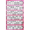 YLAB - Bingo Tickets 1 to 90, 600 Tickets, 100