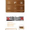 No-Mortise Bed Rail Fittings, 8 Packs Bed Rail Brackets Bed