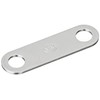 Mizumoto B2328 Stainless Steel Oval Plate for U-Bolts, Pack of