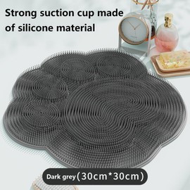 Shower Foot Scrubber Mat, Foot Scrubber Mat, With Non-Slip Suction Cups - Cleans, Exfoliates, Massages Feet Without Bending, Improves Foot Circulation, Relieves Tired Feet