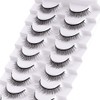 10 Pairs False Eyelashes, Natural Look Short Eyelashes, Cat Eyes,