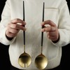 Zerophilo Salad Servers,Spoon and Fork Set 11.41 inch,18/10 Stainless Steel