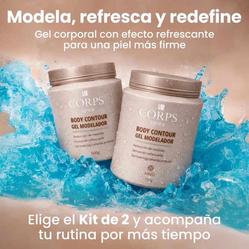 Gel Cryoactive Corps Reductor De Medidas Hinode 2 Frascos