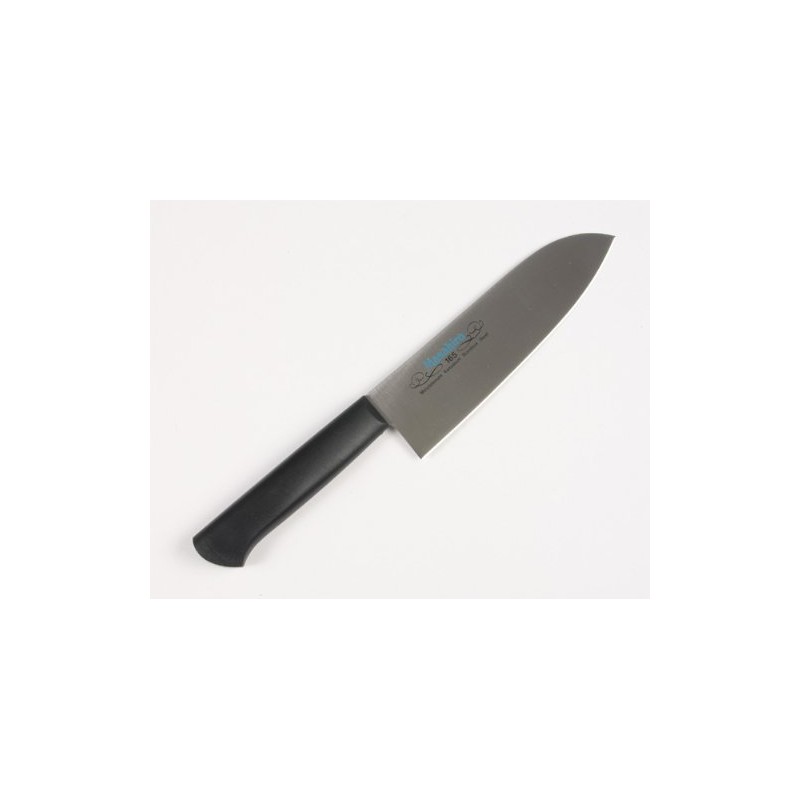 Masahiro MV-P Santoku Shape, 6.5 inches (165 mm), Black 14323
