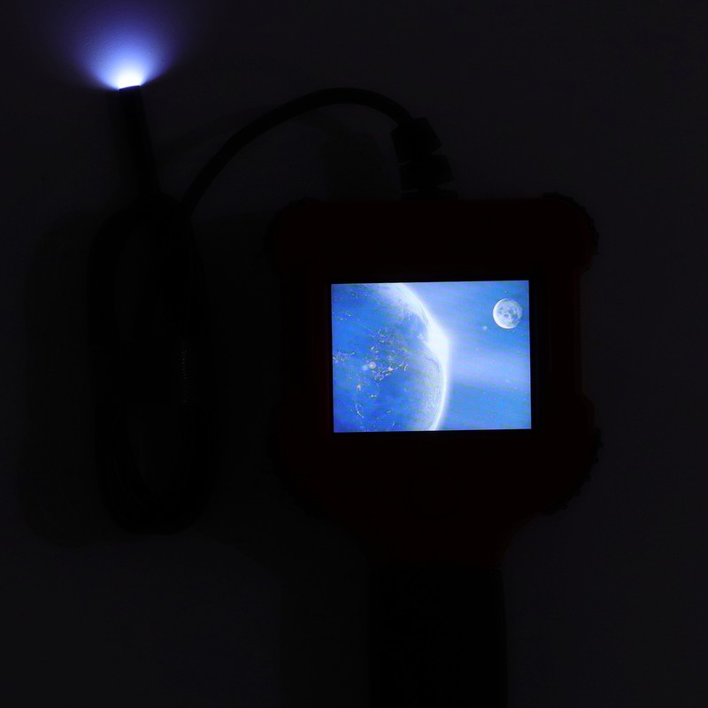 Endoscope ABS Handheld 2.4in HD Resolution Screen 0.22in Lens Inspection