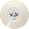 Yamakasyoten MM7000-57 Moomin Blue Flora Plate, 5.3 inches (13.5 cm),