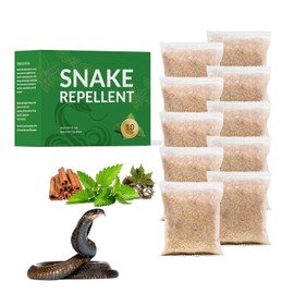 Snake Repellent for Yard Powerful, Snake Away Repellent for Outdoors, Natural Safe for Children and Pets, Snake Deterrent for Yard, Effectively Snake Repellant Garden and Home, 10P