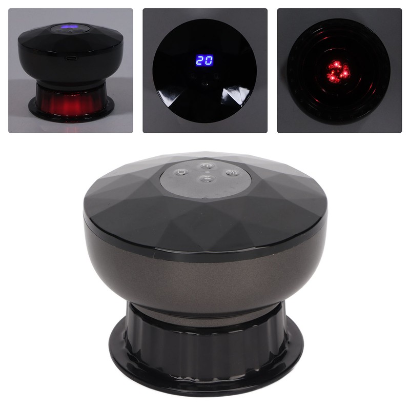 Electric Cupping Machine Hot Compress Body Dredging Vibration Vacuum Gua