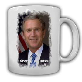 Tasse de george w. bush président 43 président états-unis d'aMÉRIQUE united states of america uSA 14142 tasse café
