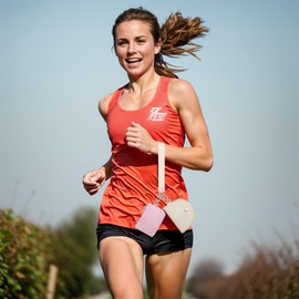 SUIKIHUM Dual Pouch Wristlet Wallets For Women, Coin Purse Zip Around Wristlet Pouch, Portable Zipper Wristlet Nylon for Daily Travel Walking, Beige and Pink