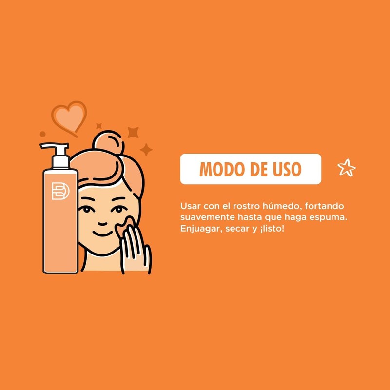 Gel de Limpieza Cuidado Facial 4 en 1 Tangerine Euphoria