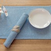 Demetex Reversible Placemat, Made of Fabric, Cotton, Linen, Stylish, Nordic