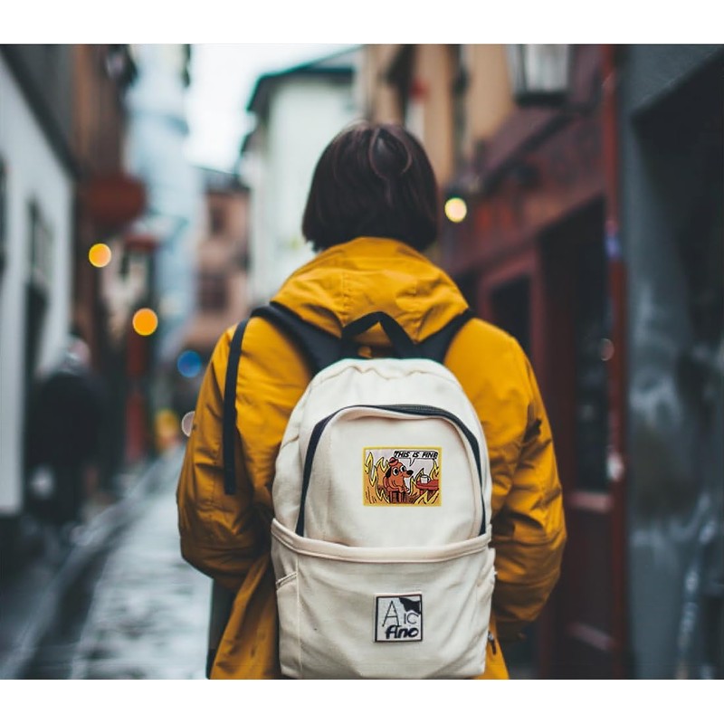 Cute-Patch This is Fine Embroidered Hook and Loop Patch