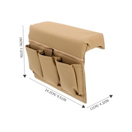 ULTECHNOVO Car Armrest Organizer with Storage Pad for Car Door Elbow Installation Removal Luxurious Design for Efficient Storage for Convenience