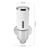 Wall Mounted 500ml Liquid Soap Dispenser Home Bathroom Shower Kitchen