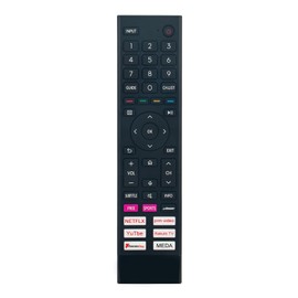 VINABTY ERF3A80 Replacement Remote Control fit for Hisense 4K Ultra HD Smart TV 43A63HTUK 43A7GQTUK 50A63HTUK 50A6BGTUK 50A7GQTUK 50E77HQTUK 55A6BGTUK 55A63HTUK 58A6BGTUK 58A7HQTUK 65A6BGTUK